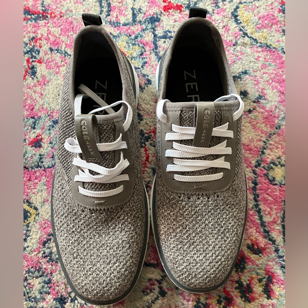 Cole Haan Men's Gray Knit Sneakers - Nwt, Size 8.5